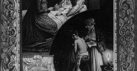 An advertisement for Benson's capcine plaster.
