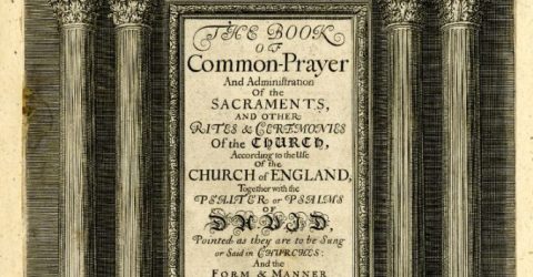 The title page of the 1662 Book of Common Prayer
