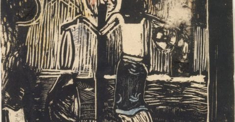 Title woodblock for Paul Gauguin's Noa Noa series.